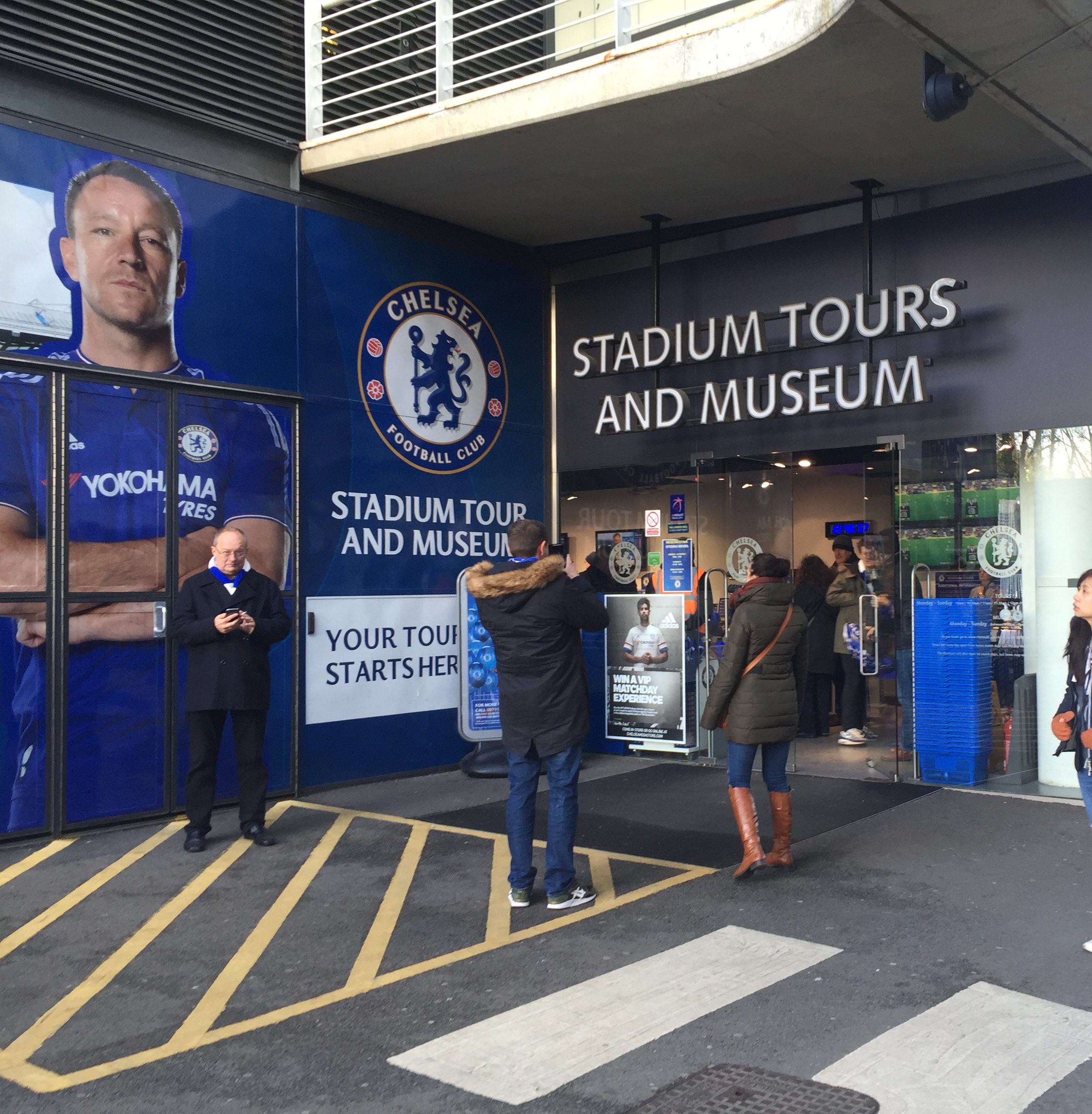 Londres: visita ao estádio e museu do Chelsea Football Club